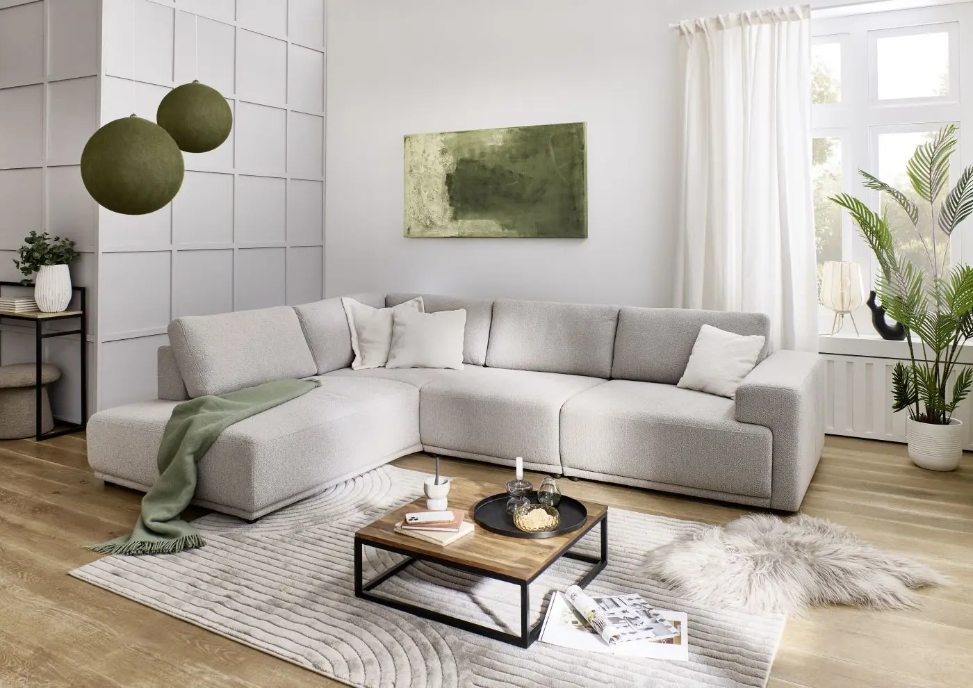 Wohnlandschaft couchliebe. MP-IN26013 silber Basismodell