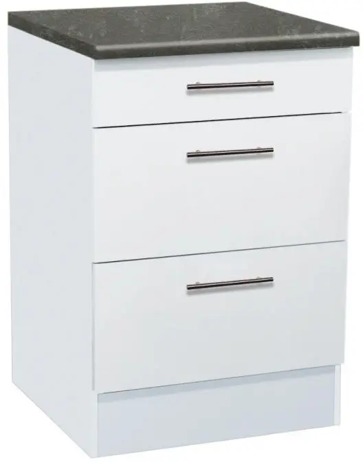 Unterschrank Eddy 60 cm weiß matt