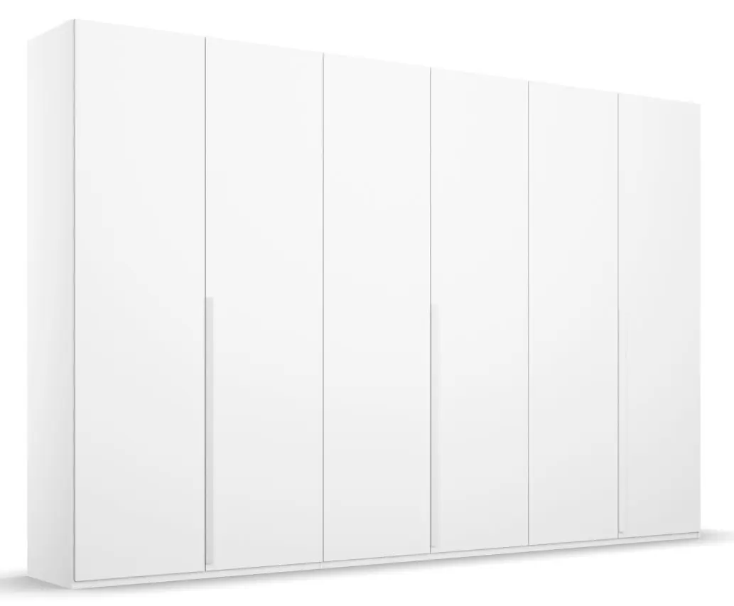 Drehtürenschrank Montclar 6-türig weiß matt
