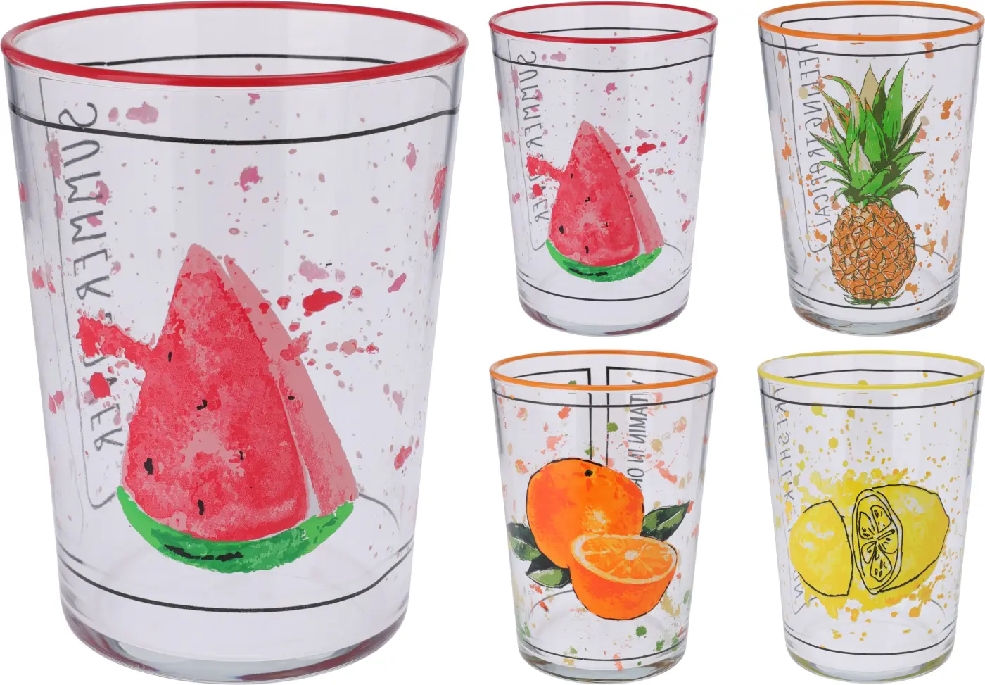 Trinkglas Früchte Trinkglas Früchte
