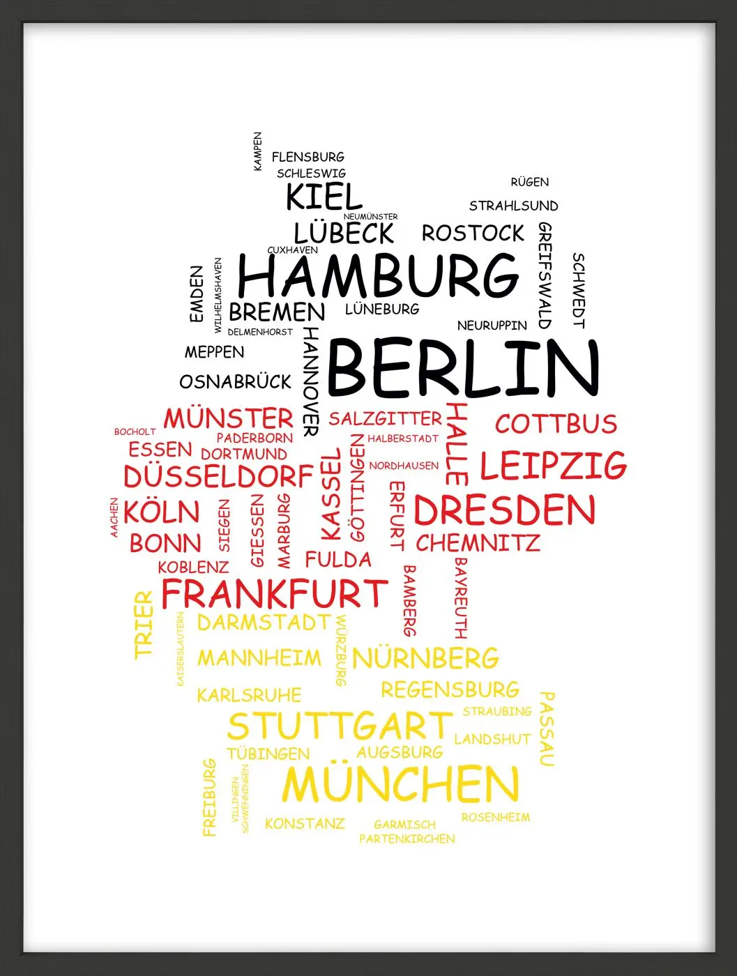  Glasbild Städte