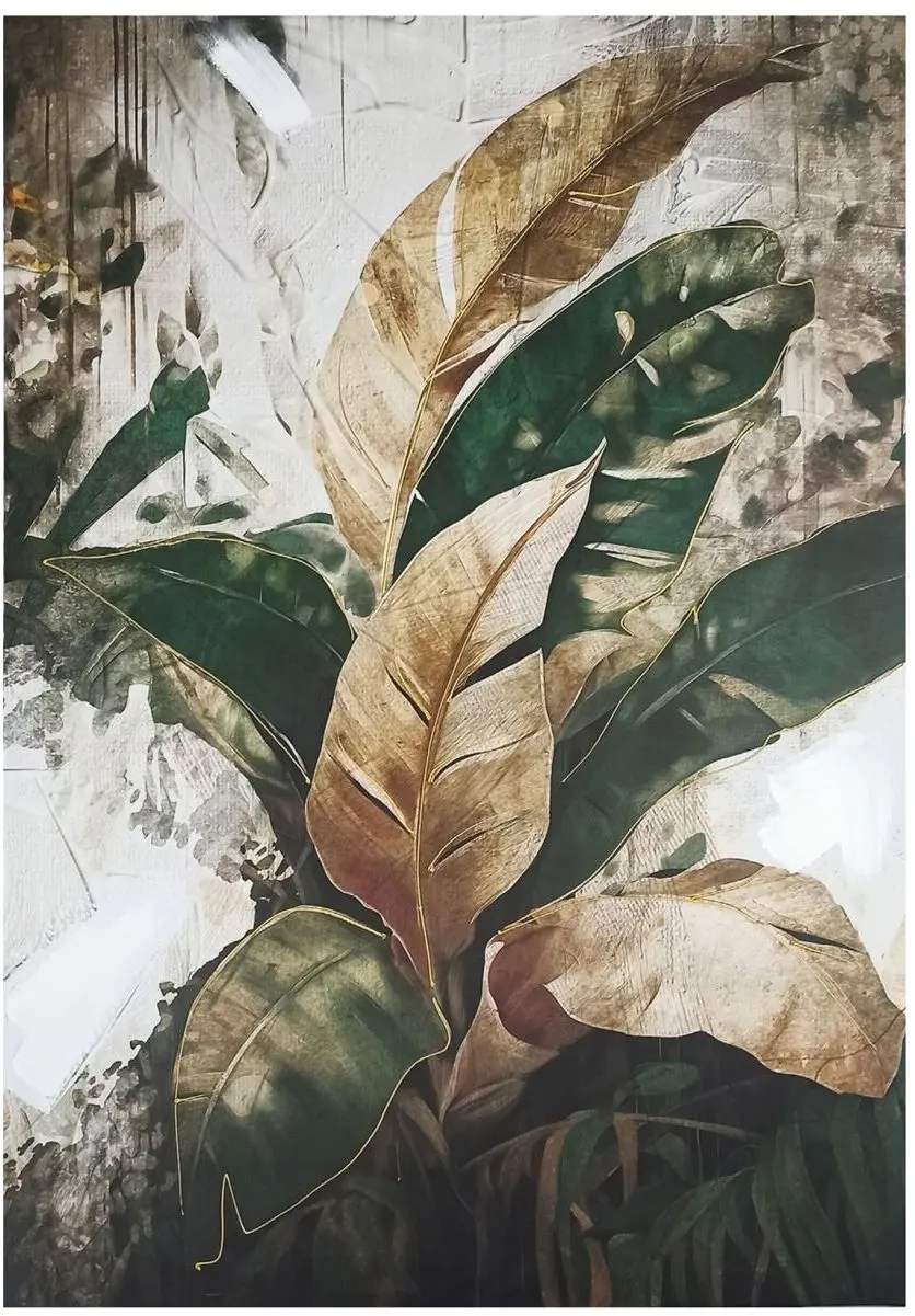 Leinwandbild Green 70 x 100 cm