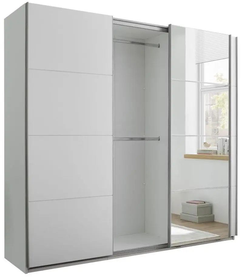 Schwebetürenschrank Carano weiß
