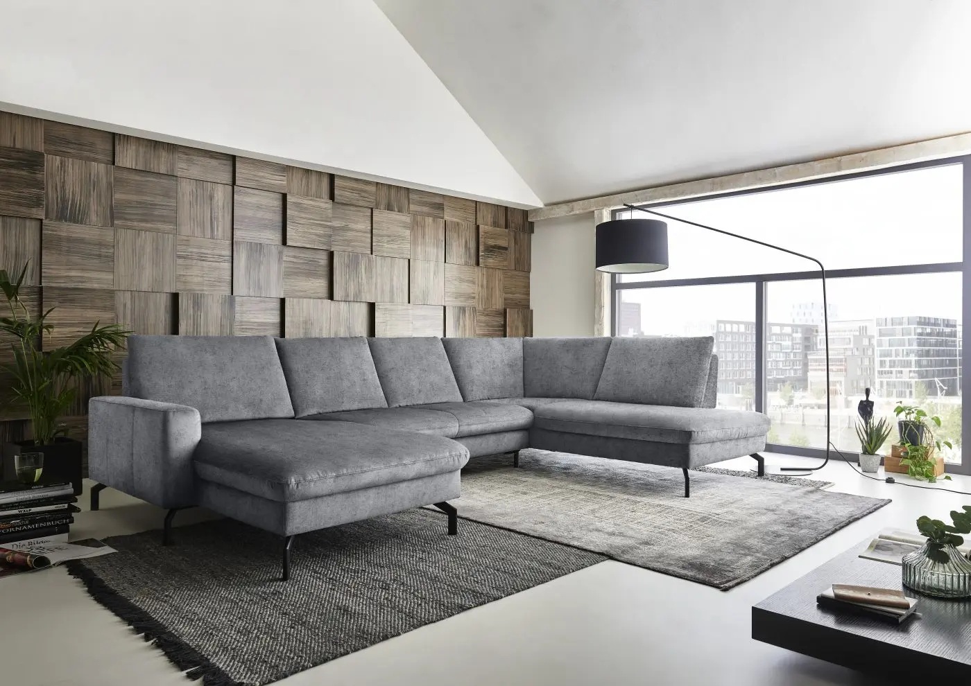 Wohnlandschaft couchliebe. LS701521 grau Basismodell