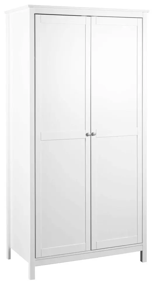 Drehtürenschrank Chilly 2-türig Kiefer massiv weiß