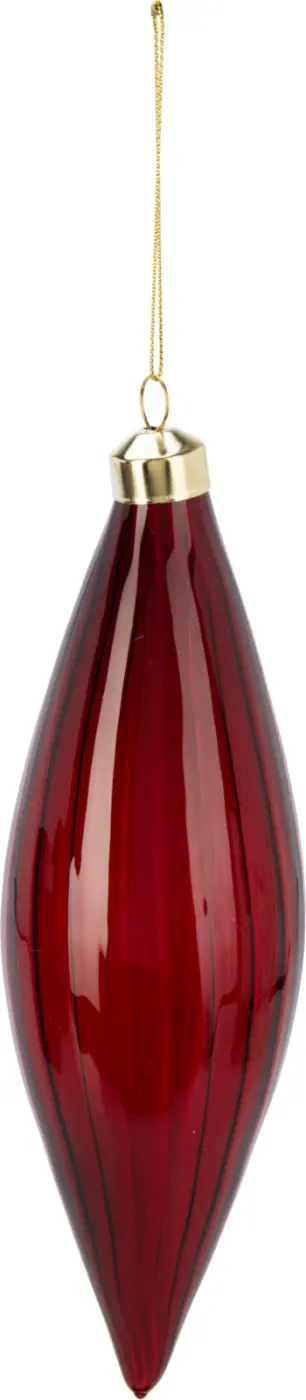 Glas Weihnachtsornamente 21 cm