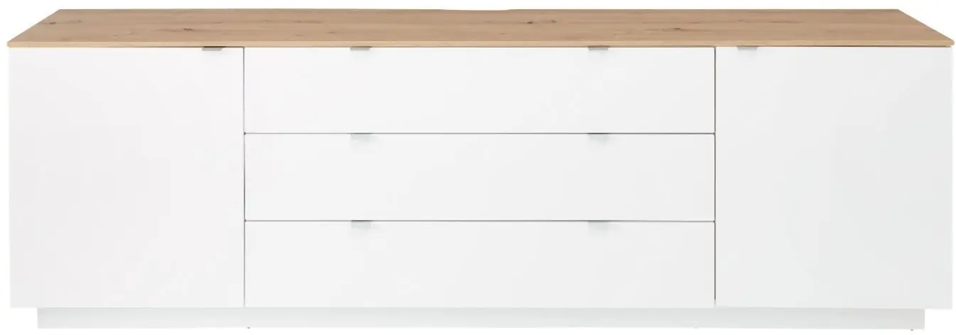 TV-Sideboard Core weiß matt/ Artisan Eiche