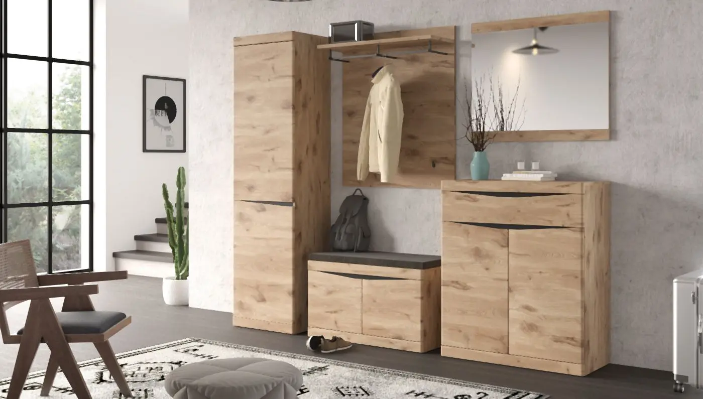 Spiegel Twist Viking Eiche