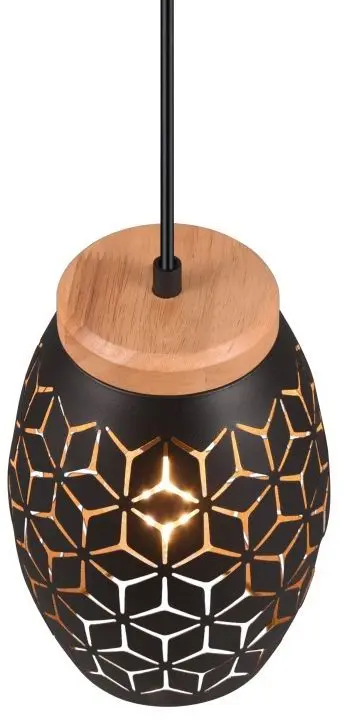 Pendelleuchte Bidar 15 x 150 cm schwarz/gold Pendelleuchte Bidar 15 x 150 cm schwarz/gold