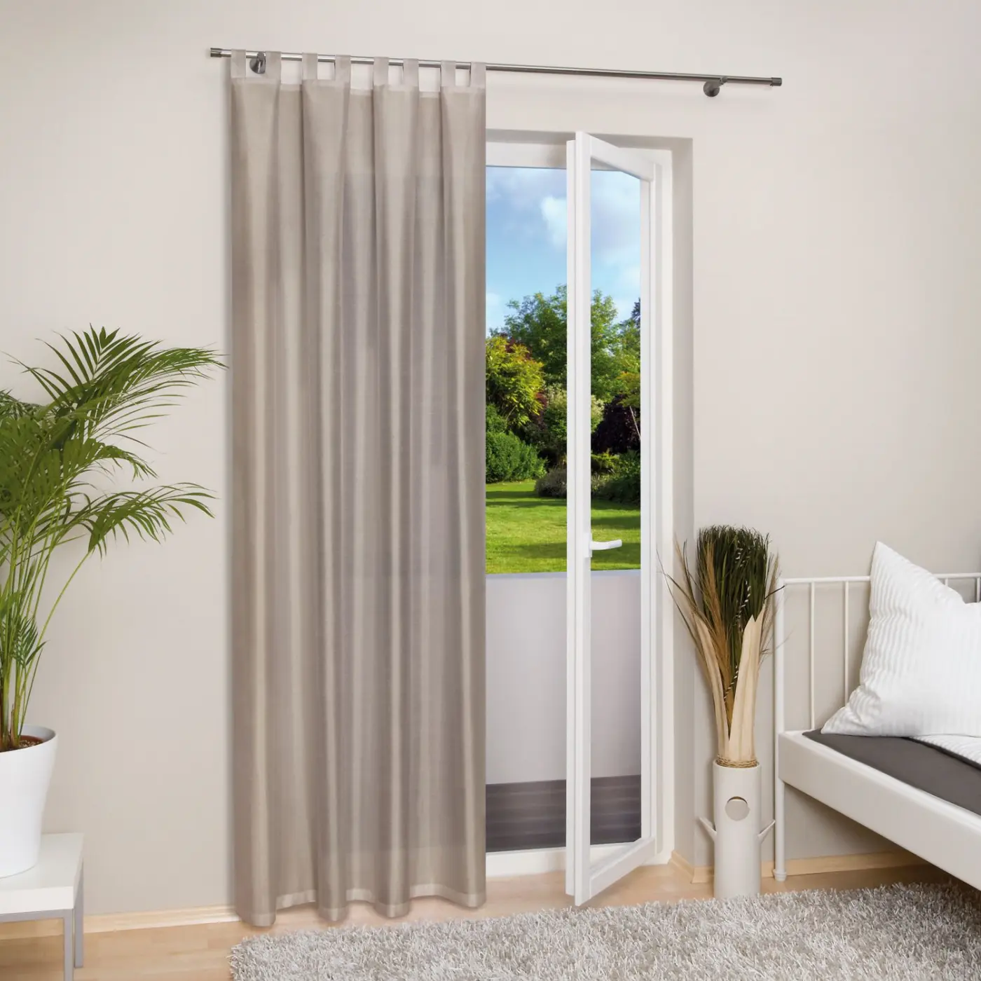 Schlaufenschal 140 x 235 cm silber Schlaufenschal 140 x 235 cm silber
