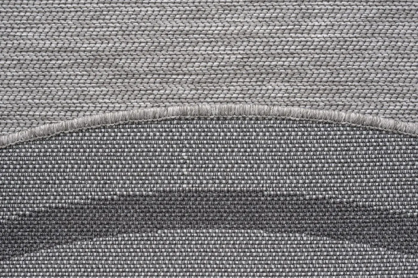 Teppich Newport 160 cm silber, grau rund 