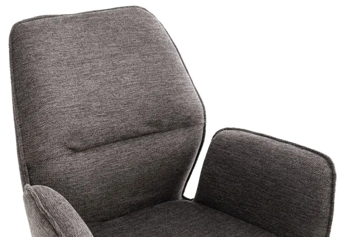 Armlehnstuhl Greyton anthrazit mit Drehfunktion