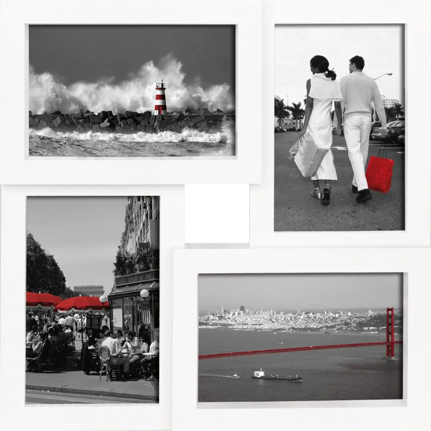 Collagenrahmen Multishot weiß 28 x 28 cm