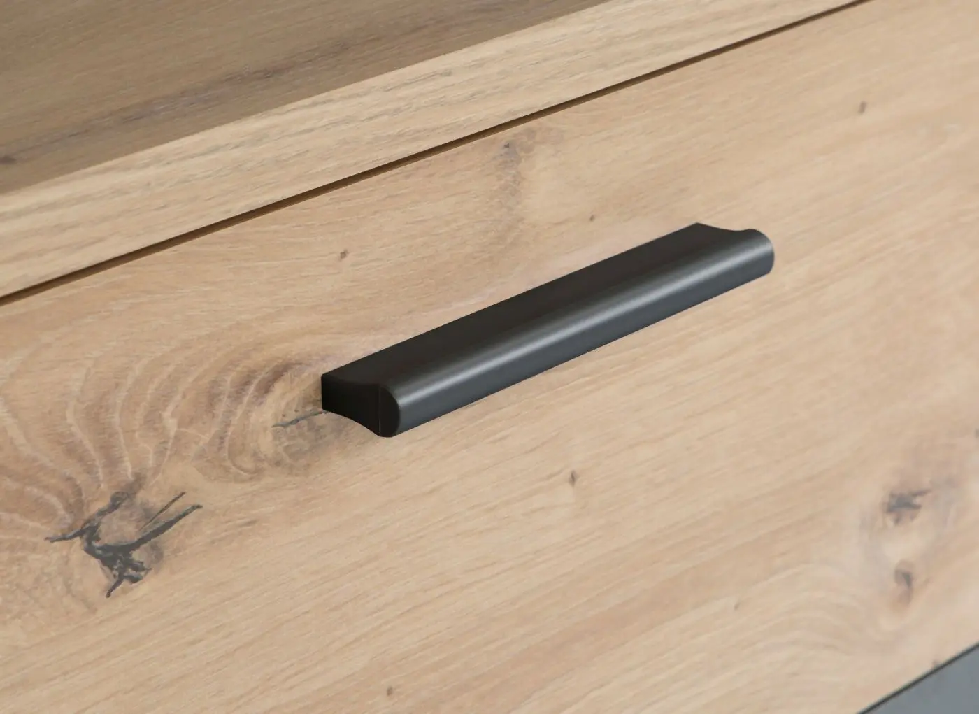 Kommode Skive Artisan Eiche/ Betonoptik
