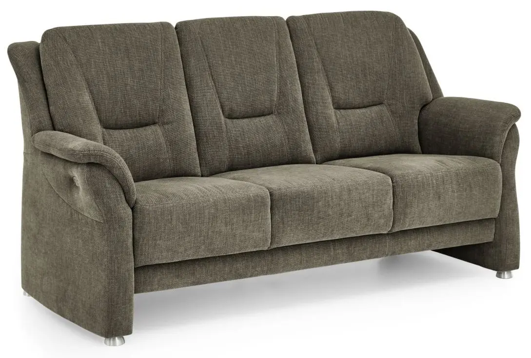 3-Sitzer couchliebe. LS404620 braun mit Zusatzfunktionen