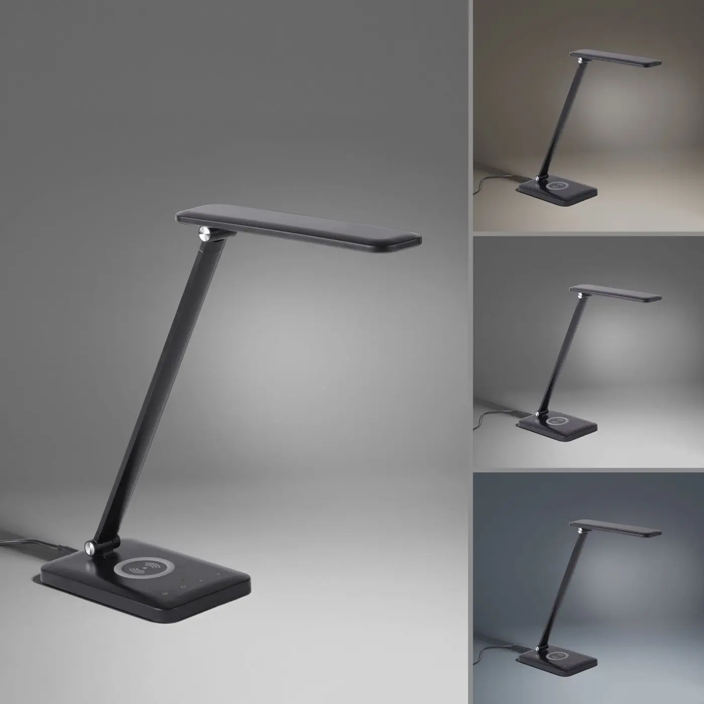 LED-Tischleuchte Florentina schwarz 