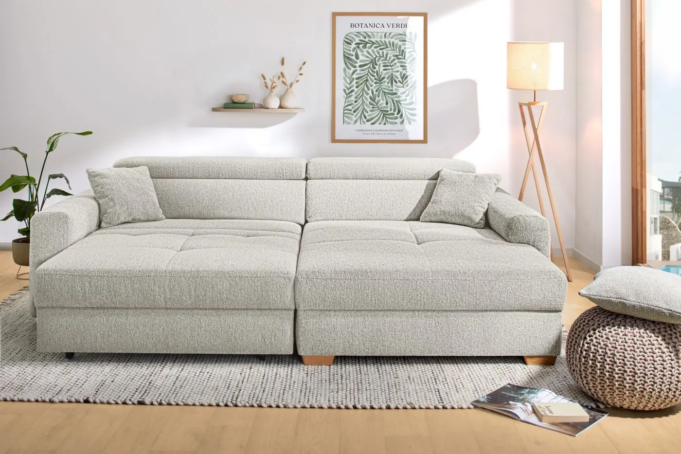 Wohnlandschaft Slider beige