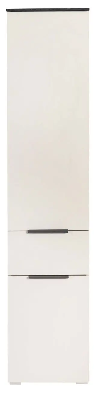 Hochschrank Promessa Cashmere matt/Sahara Marmor