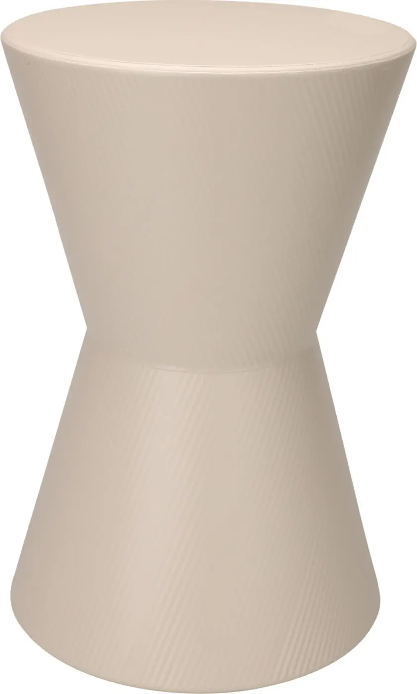 Beistelltisch 29 x 45 cm hellgrau