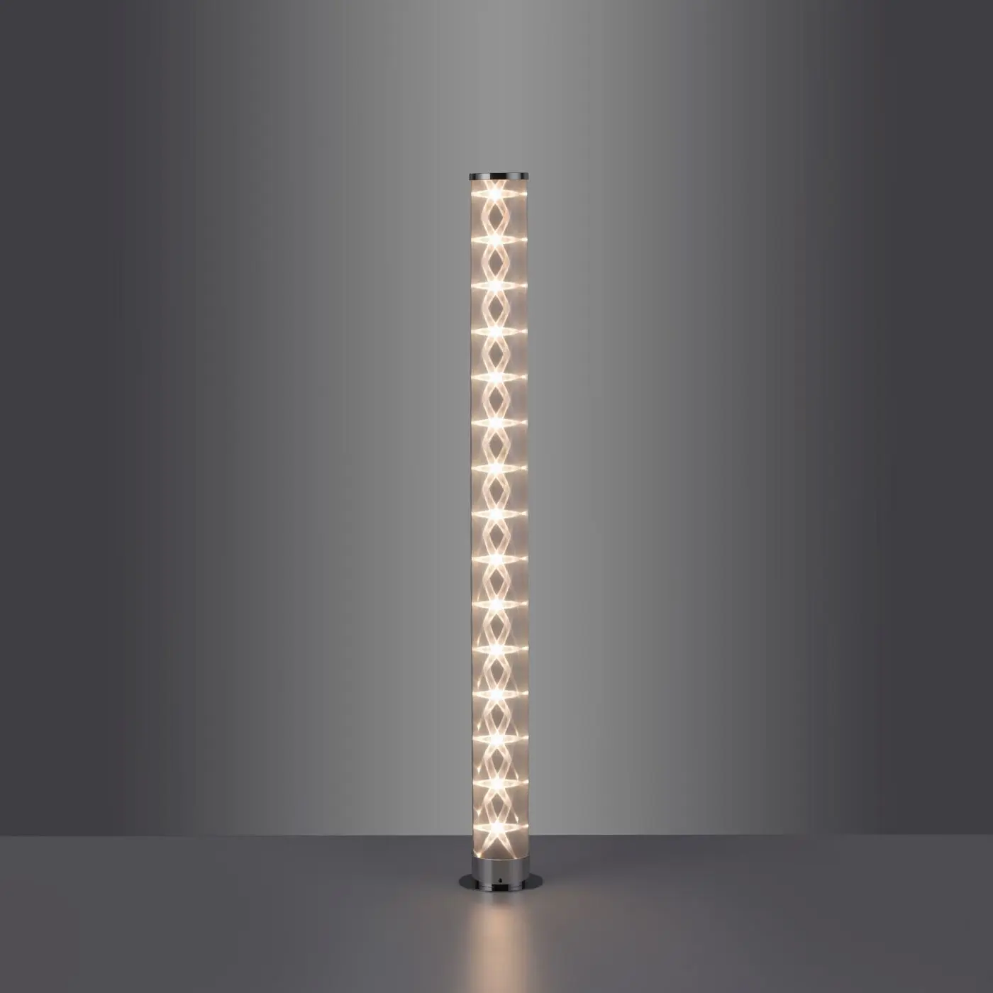 LED-Stehleuchte Bingo chrom
