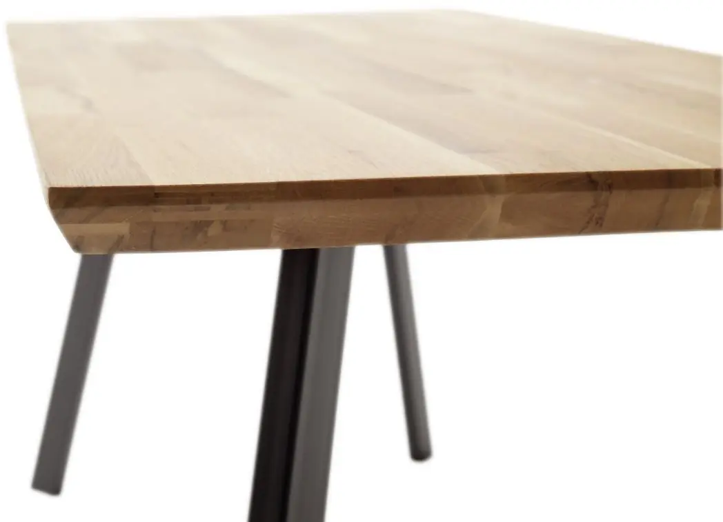 Esstisch Zeballos 140 x 75 cm Zerreiche massiv