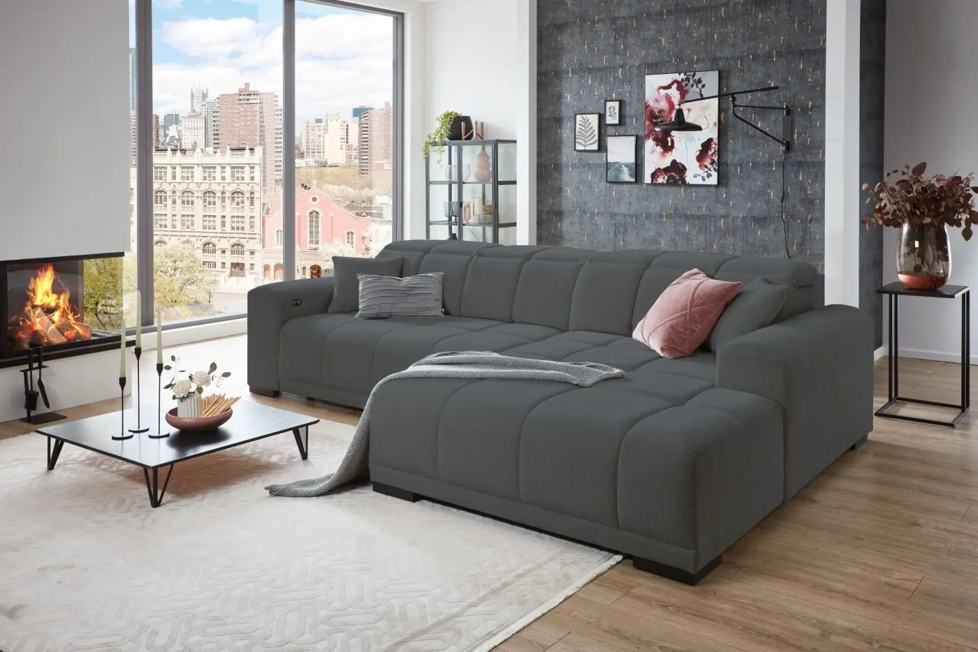 Wohnlandschaft Master grau Wohnlandschaft Master grau