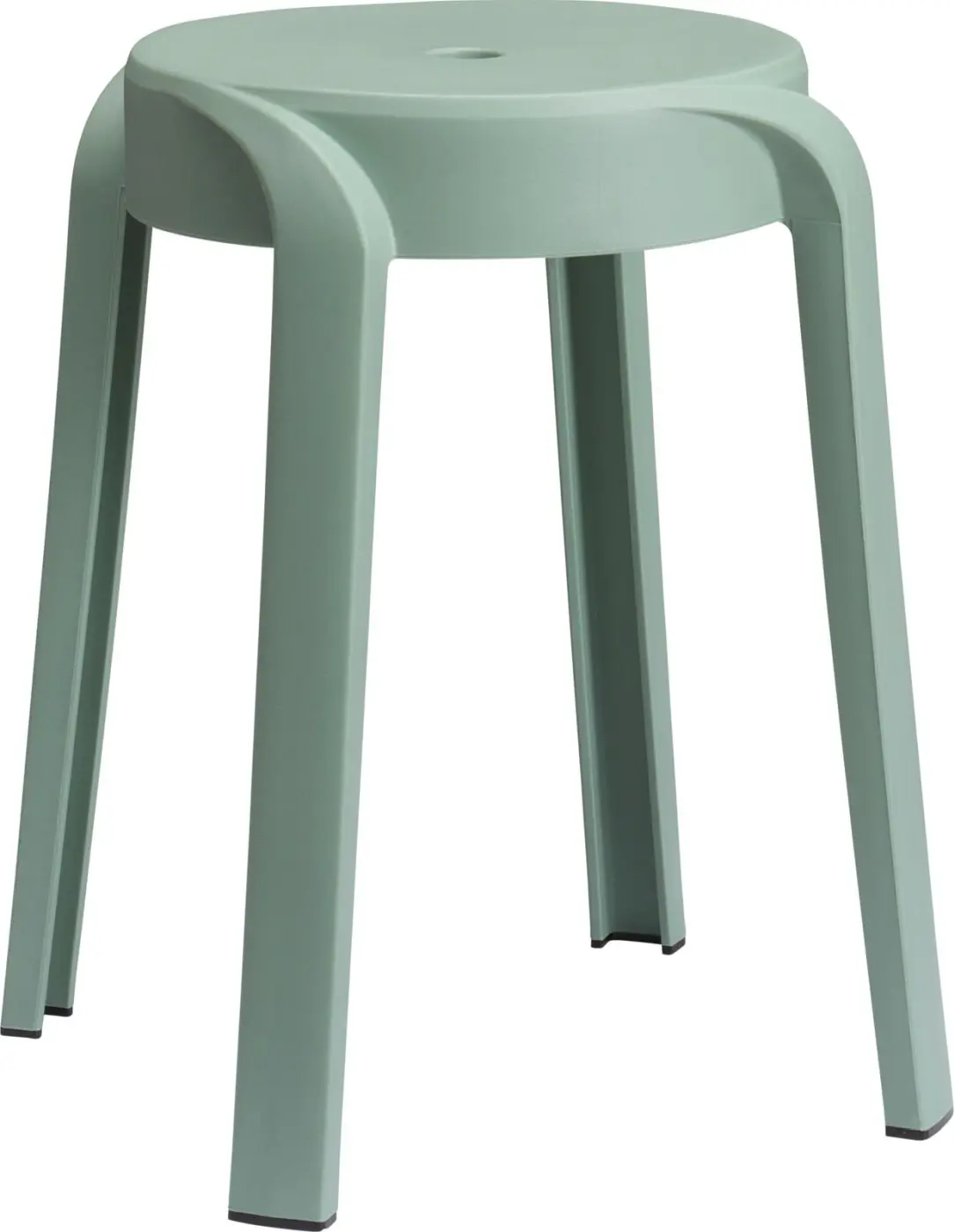 Hocker hellgrün stapelbar
