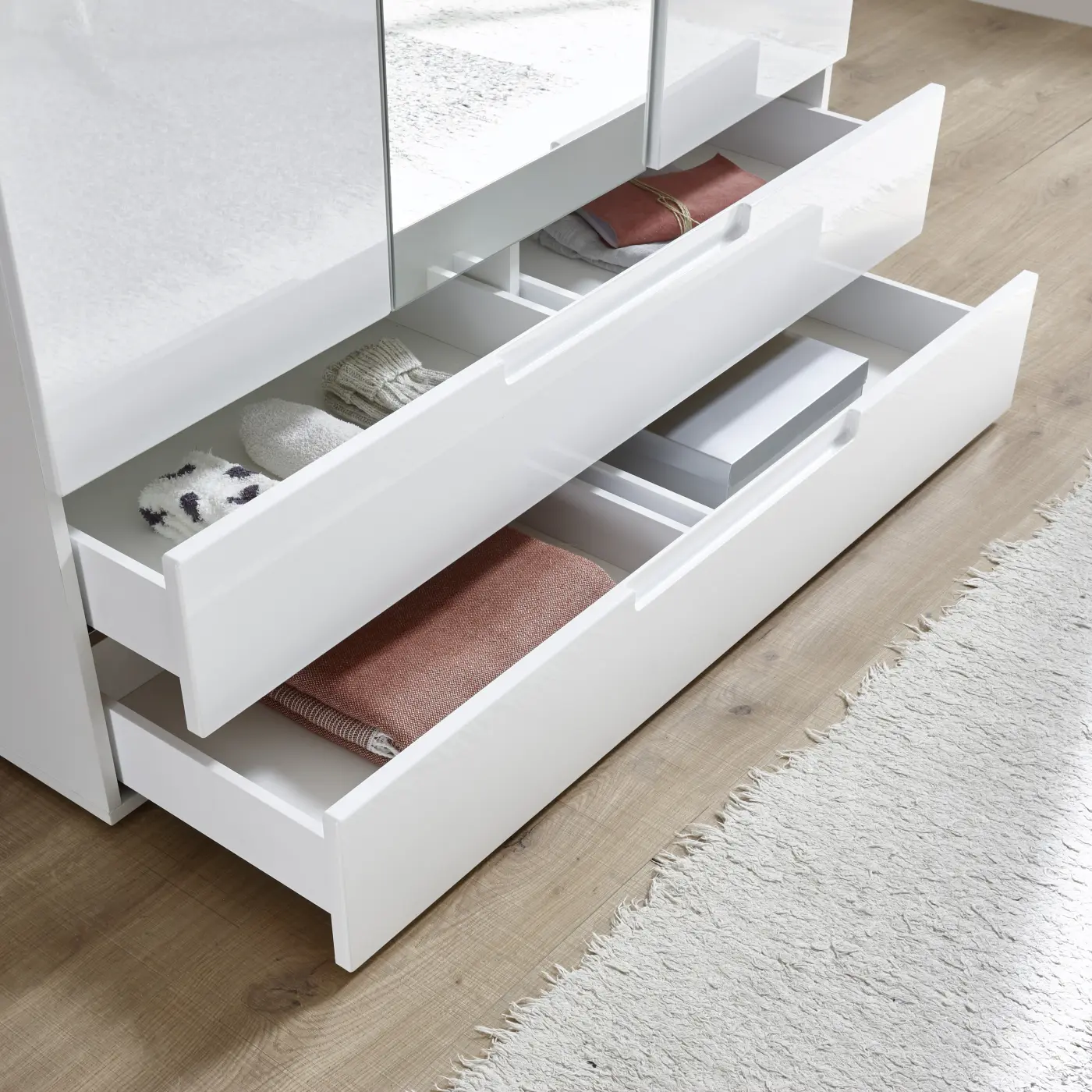 Drehtürenschrank Spice 3-türig weiß