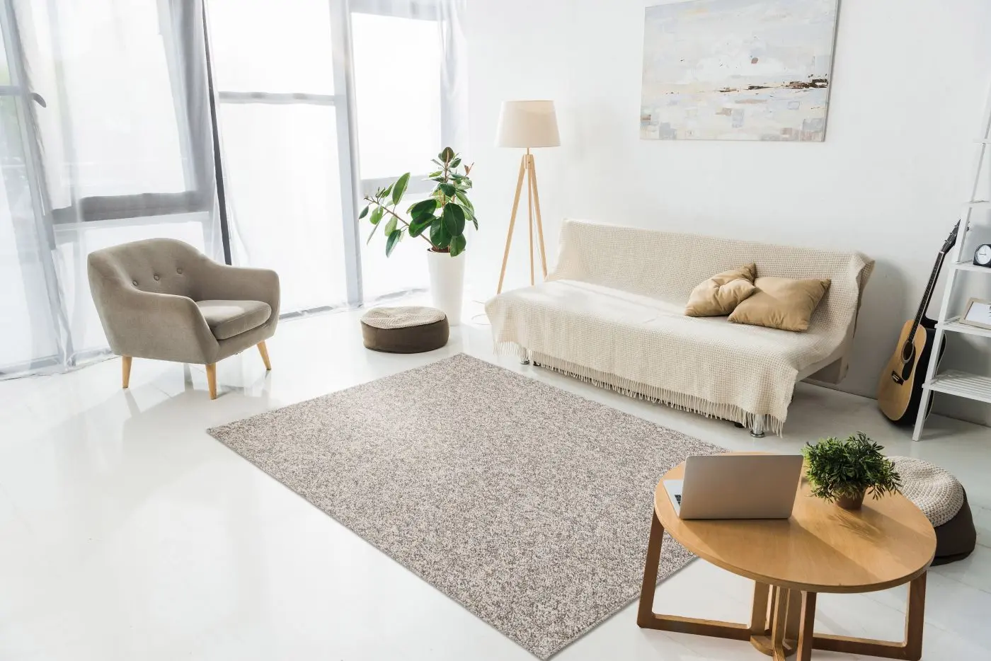 Teppich Pablo 160 x 230 cm taupe