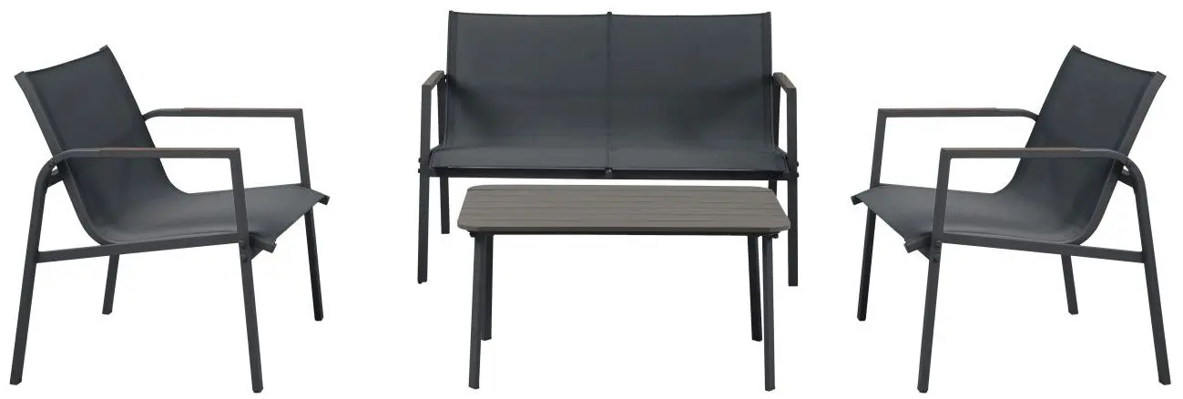 Outdoor-Sitzgruppe grau