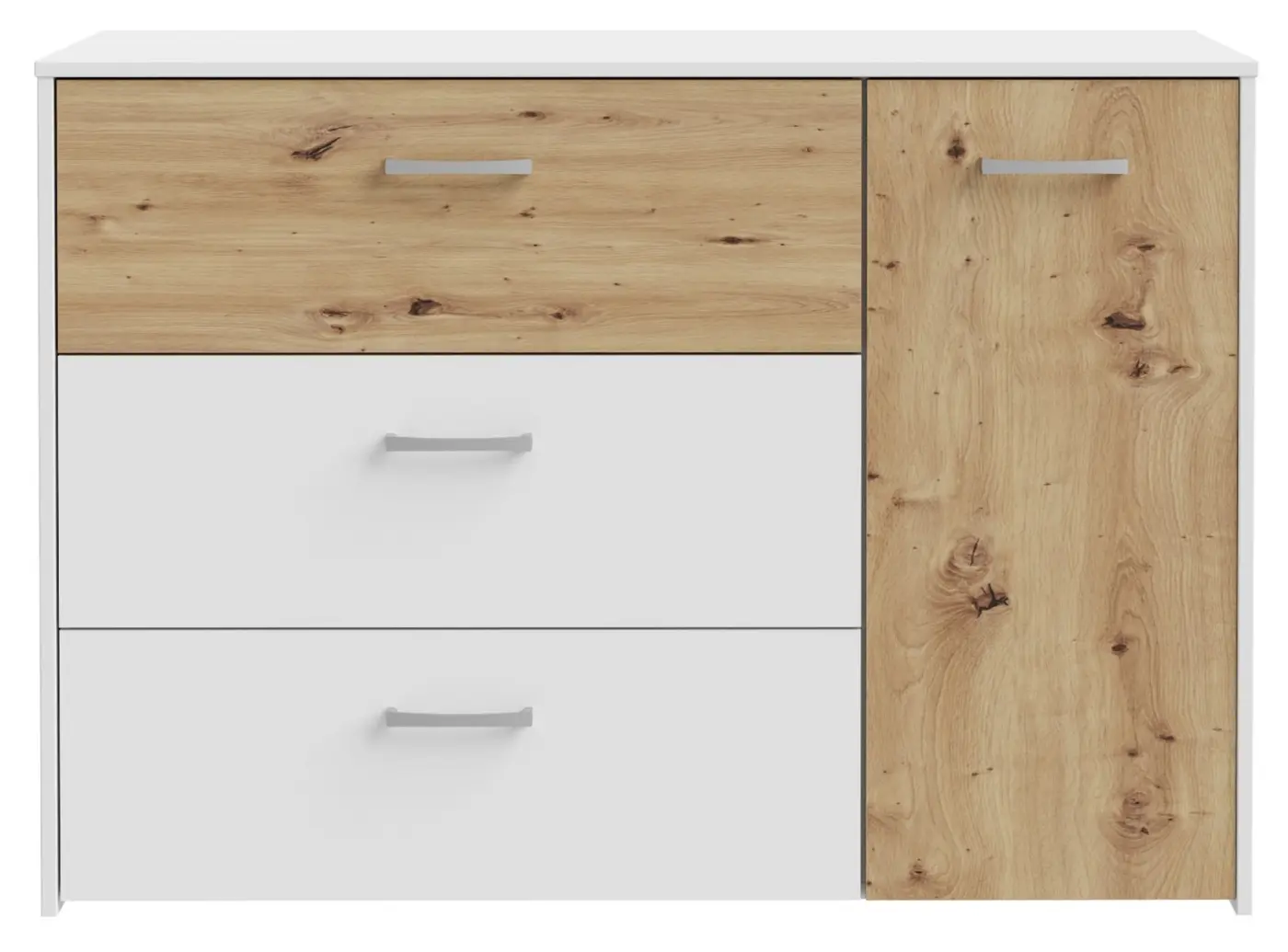 Kommode Culgoa weiß/Artisan Eiche Kommode Culgoa weiß/Artisan Eiche