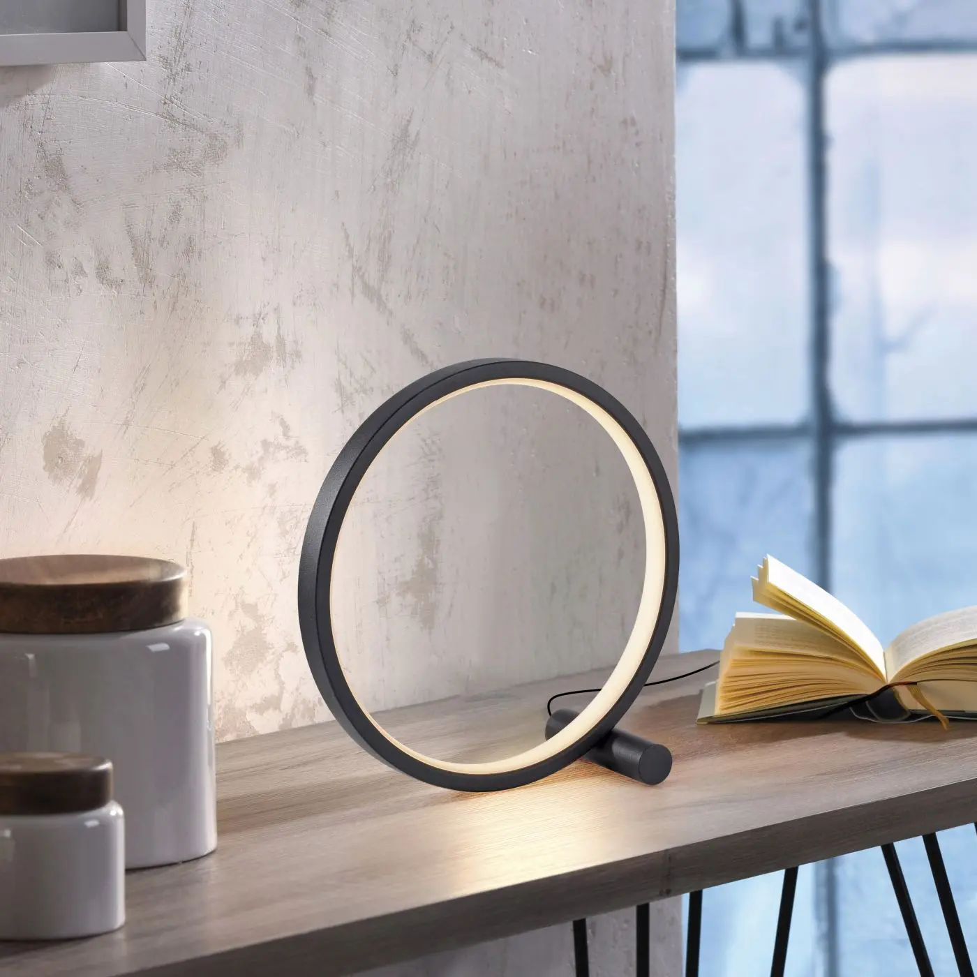 LED-Tischleuchte Mini Ritus schwarz