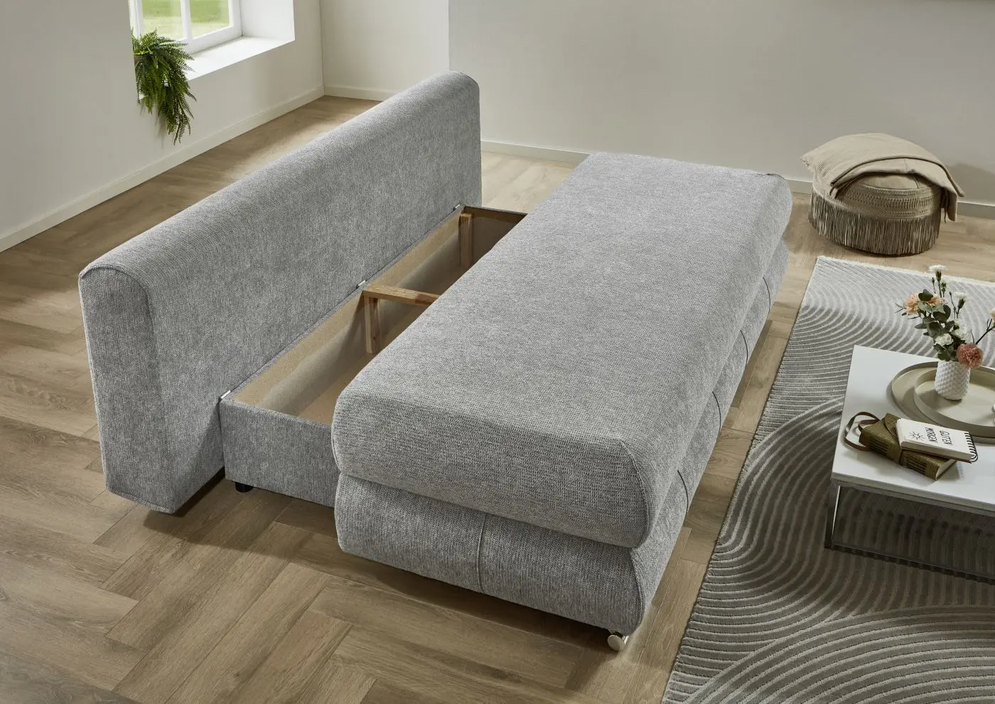 Schlafsofa Borna grau