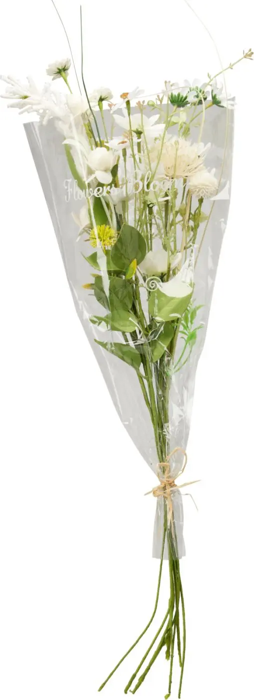 Blumenstrauß in Folie