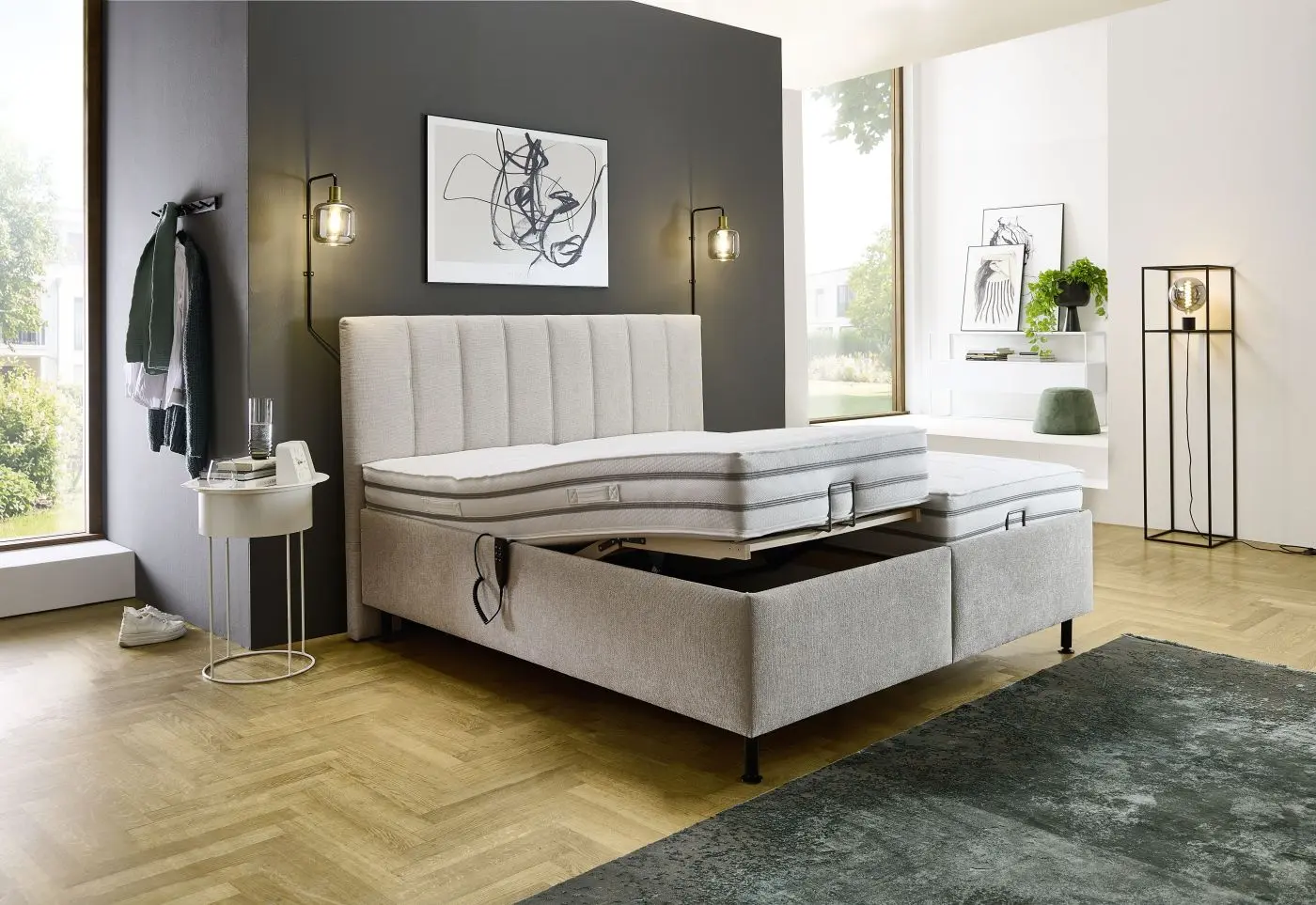 Polsterbett LS26 Celara natur