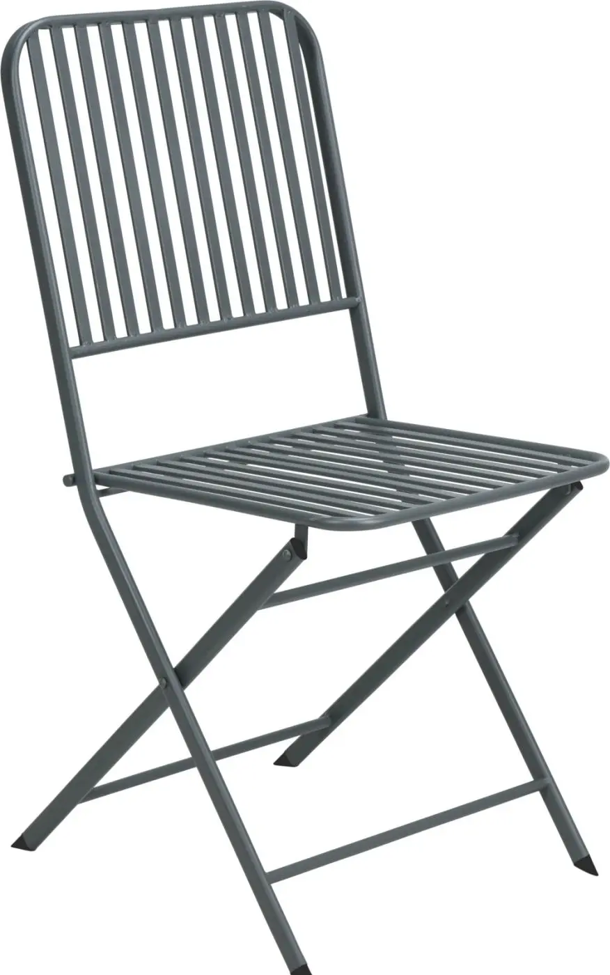 Gartenstuhl Metall grau faltbar