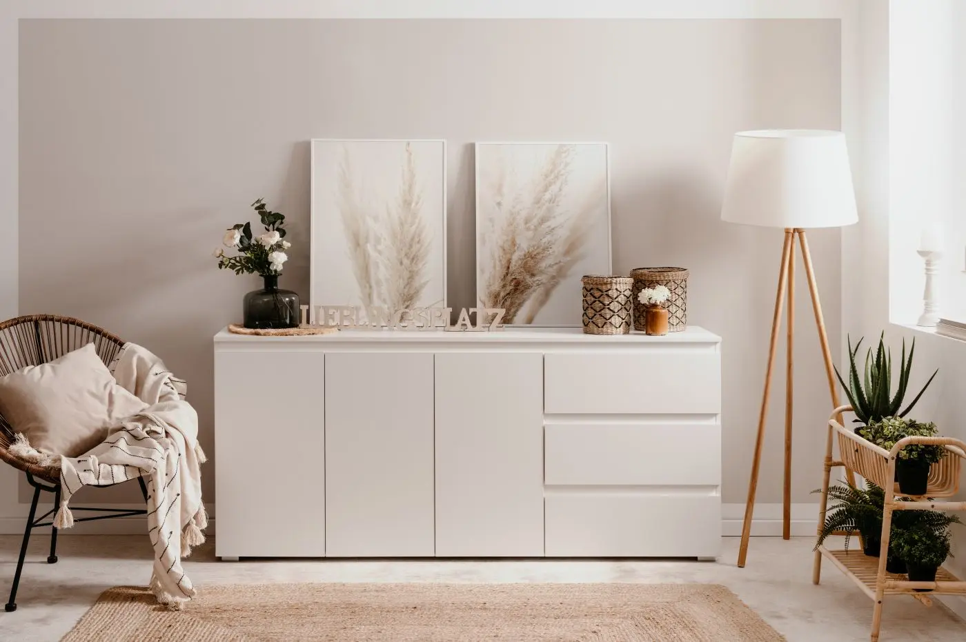 Sideboard Image weiß matt