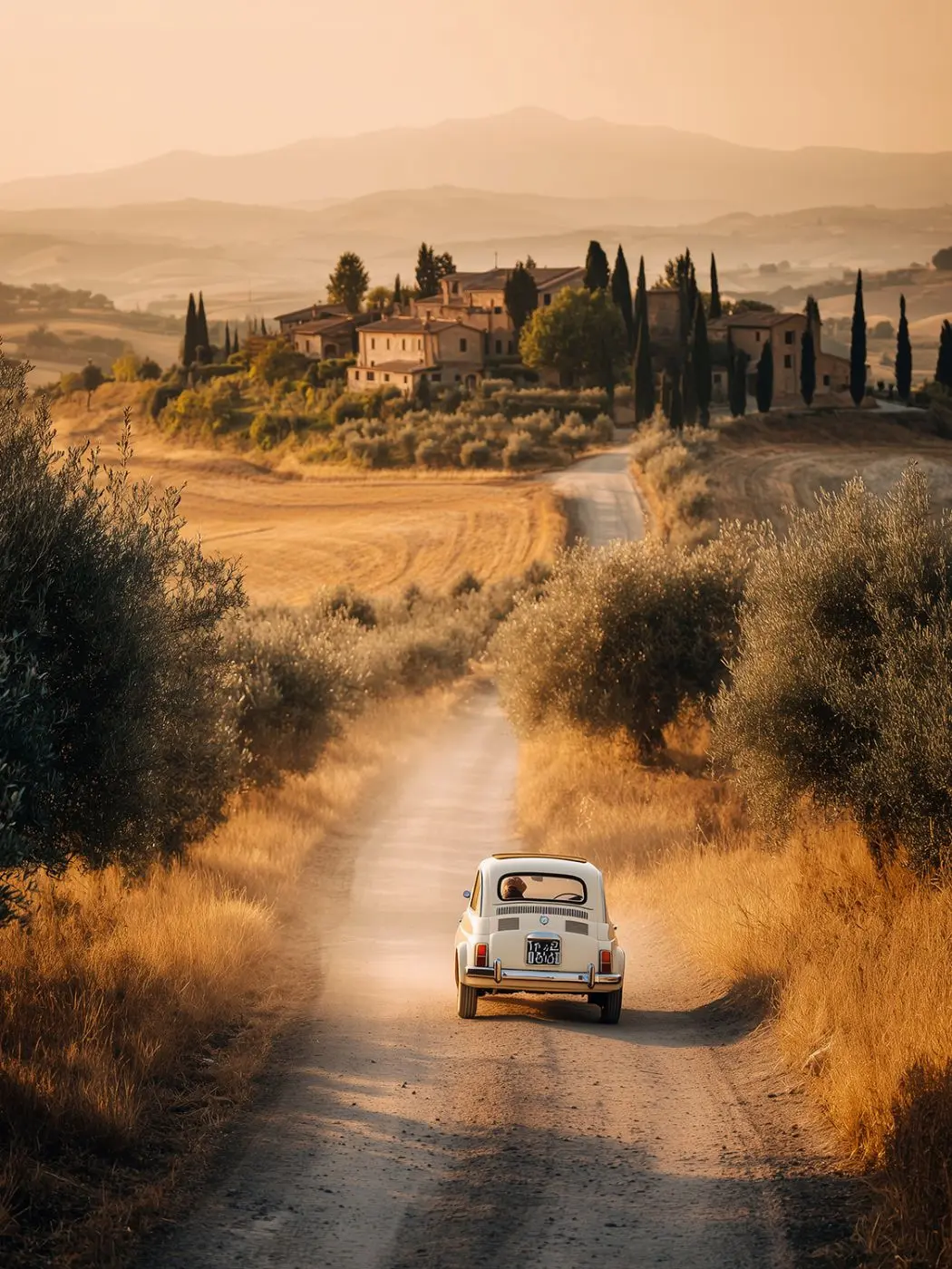 Leinwandbild Golden Road 60 x 80 cm