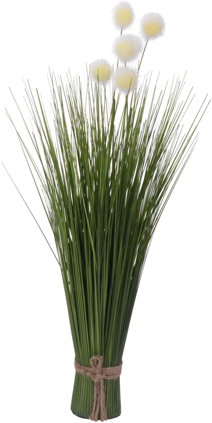 Grasstrauch mit Blumen