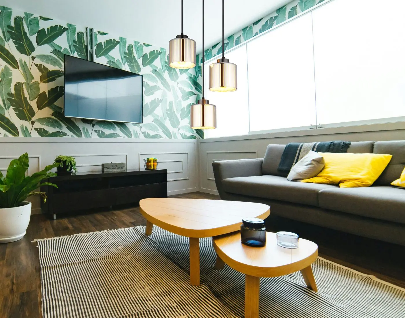 Pendelleuchte Felicia schwarz-chrom