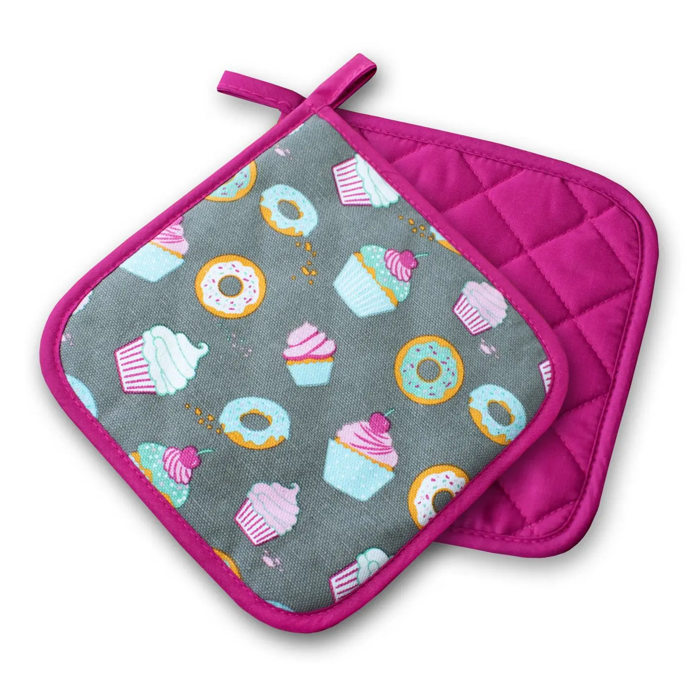Topflappen 2er-Set Donut