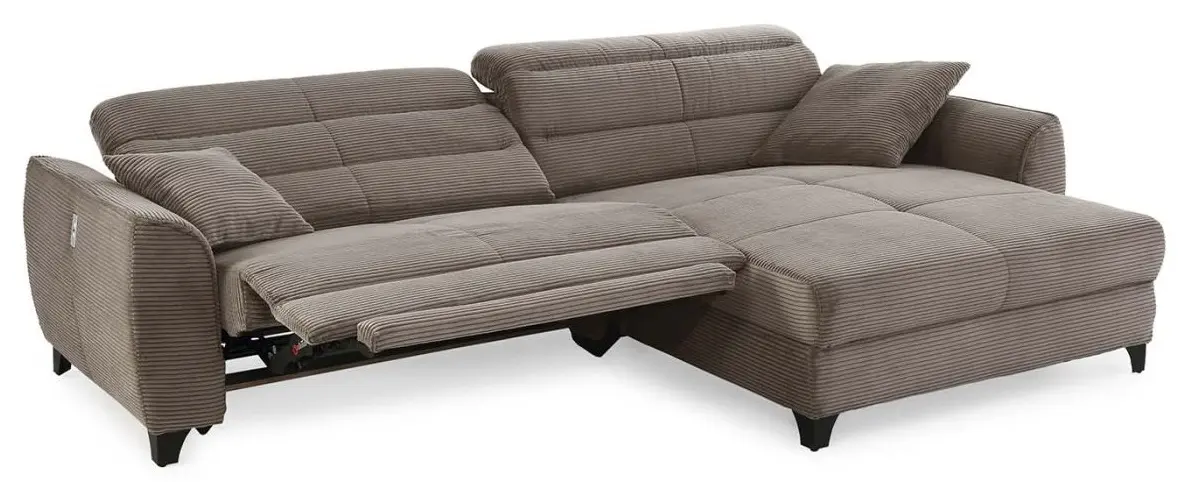 Wohnlandschaft Double-One Cord taupe