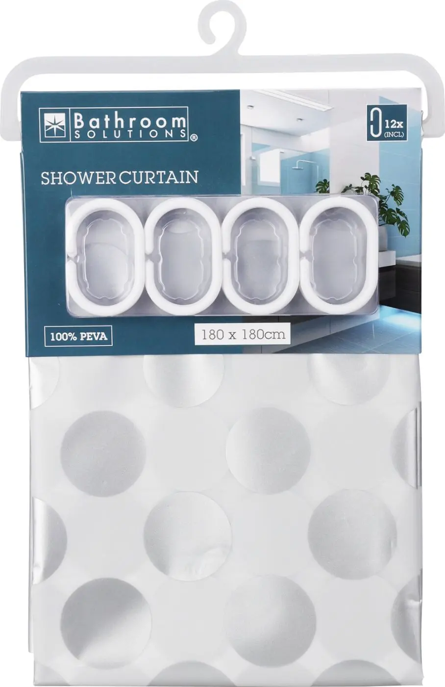 Duschvorhang 180 x 180 cm